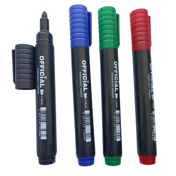 Permanent marker vastag csúcsos OFFICIAL kerek végű 1.0-3.0mm zöld