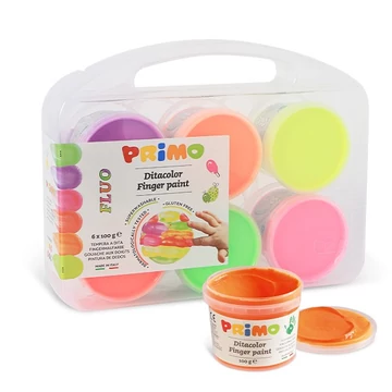 Ujjfesték PRIMO 2214TD6FLUO 6x100g FLUO
