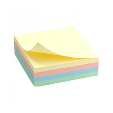 Jegyzettömb TREND öntapadós 75x75mm 320 lap pastel color