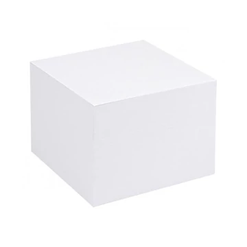 Jegyzettömb Petit Plus 9x9x9cm fehér, ragasztott