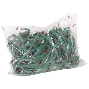Gumigyűrű 150mm 8mm széles 1kg/csomag zöld