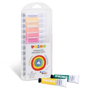 Tempera PRIMO tubusos készlet 448T12AP  12x12ml