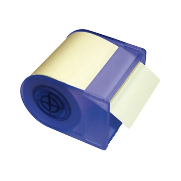 Jegyzettömb InfoNotes öntapadós henger 60 mm x 10 m sárga, adagolóval