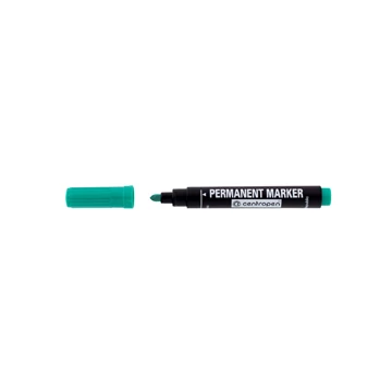 Permanent marker CENTROPEN 8566 kerek végű, 2,5mm, zöld