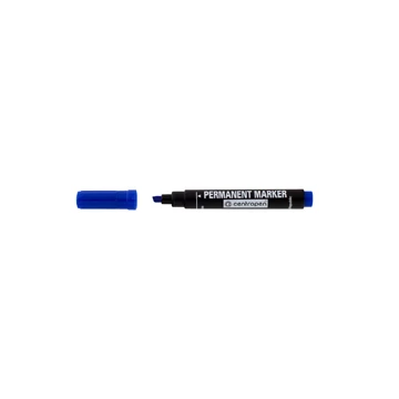 Permanent marker CENTROPEN 8576 vágott végű, 1-4,6 mm, kék