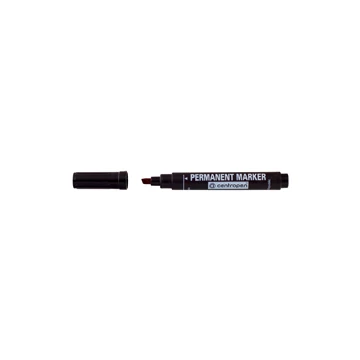 Permanent marker CENTROPEN 8576 vágott végű, 1-4,6 mm, fekete