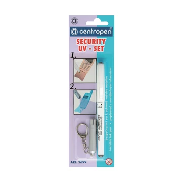 Permanent marker CENTROPEN UV marker 2699 + UV lámpa kerek végű, 0,6-1mm