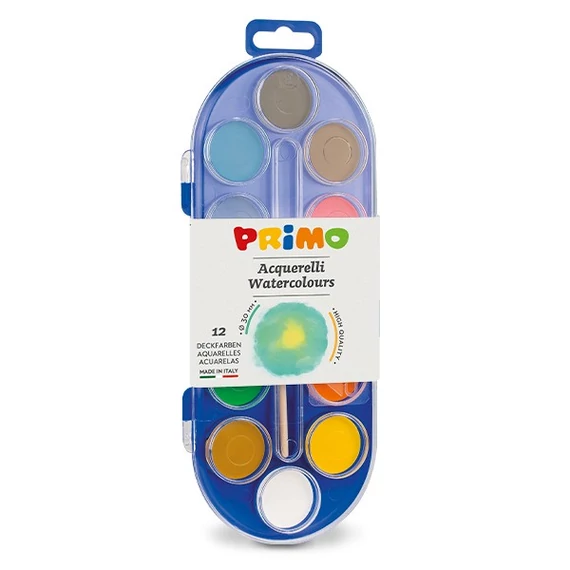 Vízfesték PRIMO 112A12SG 12x Ø 30 mm (nagygombos)