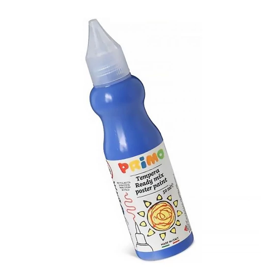 Tempera PRIMO 50ml, finomkihúzóval 2001BR50500 kék