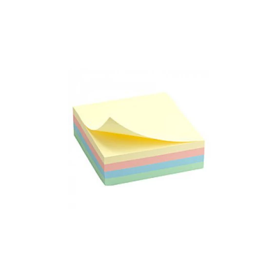 Jegyzettömb TREND öntapadós 75x75mm 320 lap pastel color