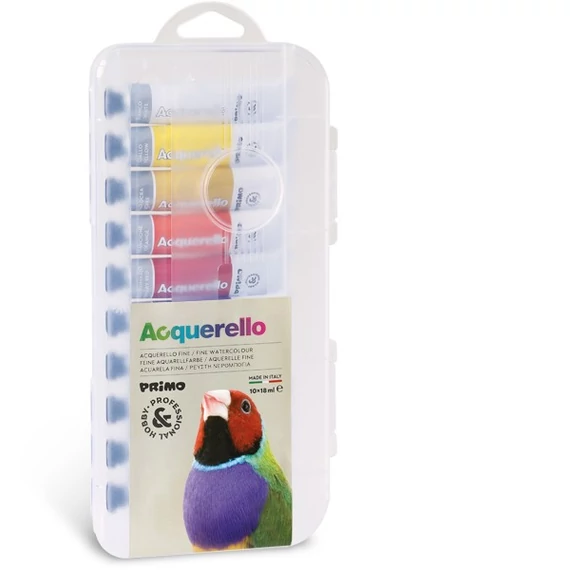 Akvarellfesték PRIMO HOBBY & PROFESSIONAL tubusos készlet, 10x18ml