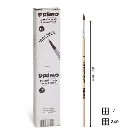 Ecset PRIMO 240PT2 aquarell, póniszőr Nr.2