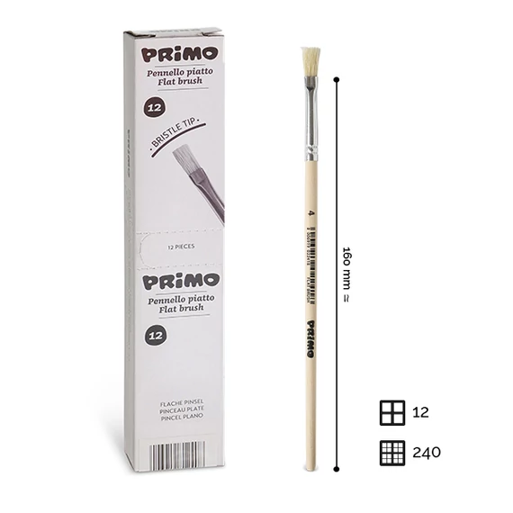 Ecset PRIMO 241PQ4 oil & acryll, sörte Nr.4