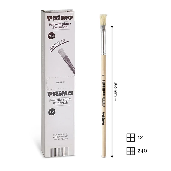 Ecset PRIMO 241PQ6 oil & acryll, sörte Nr.6