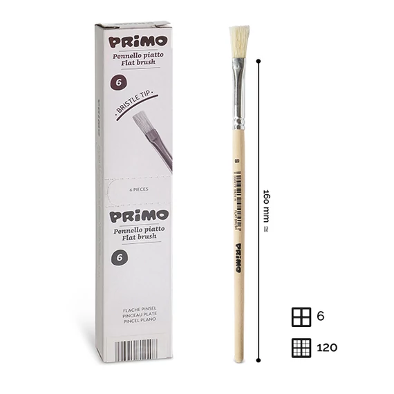 Ecset PRIMO 241PQ8 oil & acryll, sörte Nr.8