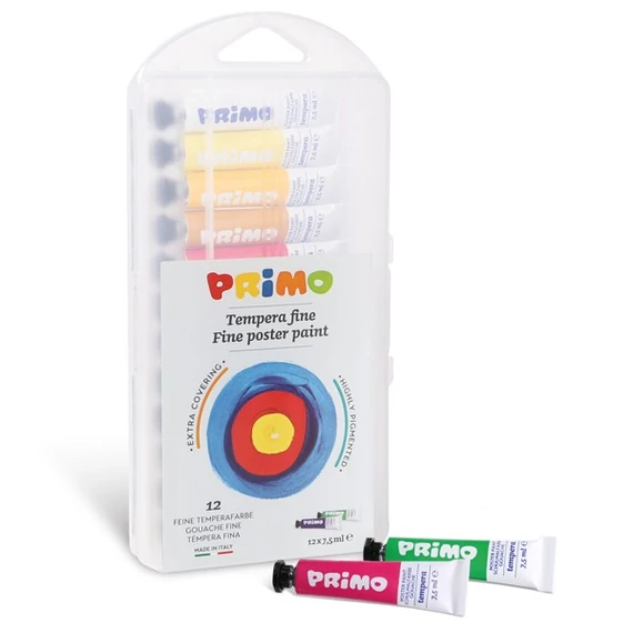 Tempera PRIMO tubusos készlet 245T12PP  12x7,5ml