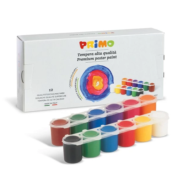 Tempera PRIMO Premium 252TB12  12x25 ml, tégelyes