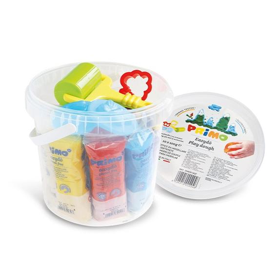 Gyurmatészta és nyomóformák PRIMO EasyDo 294ED10GF 10x100g, műanyag vödörben