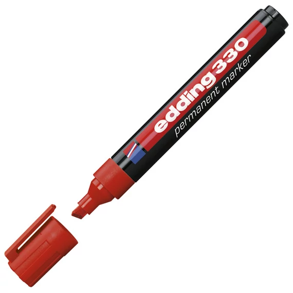 EDDING 330 permanent marker piros