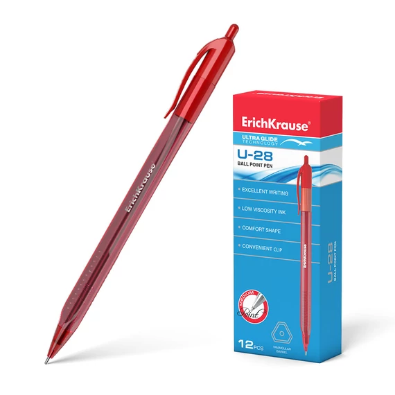Golyóstoll ErichKrause U-28 Ultra Glide 33530 piros
