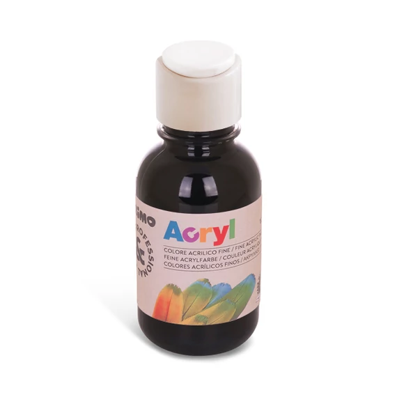 Akrilfesték PRIMO HOBBY & PROFESSIONAL 402TA125800 125ml fekete