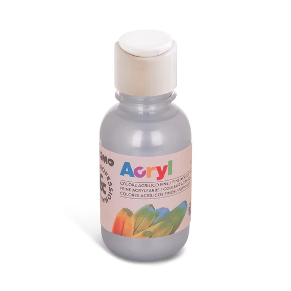 Akrilfesték PRIMO HOBBY & PROFESSIONAL 402TA125910 125ml ezüst