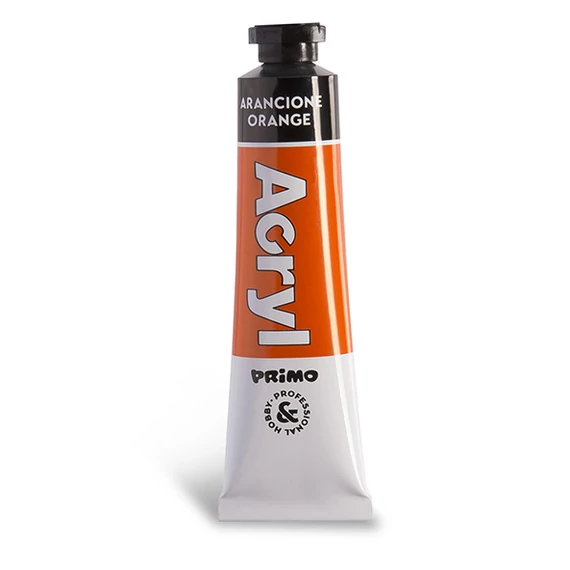 Akrilfesték PRIMO HOBBY & PROFESSIONAL tubusos 18 ml 405R250 narancssárga