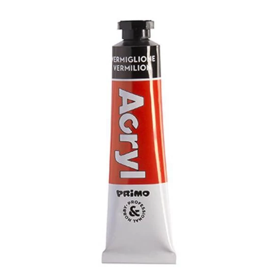 Akrilfesték PRIMO HOBBY & PROFESSIONAL tubusos 18 ml 405R300 piros