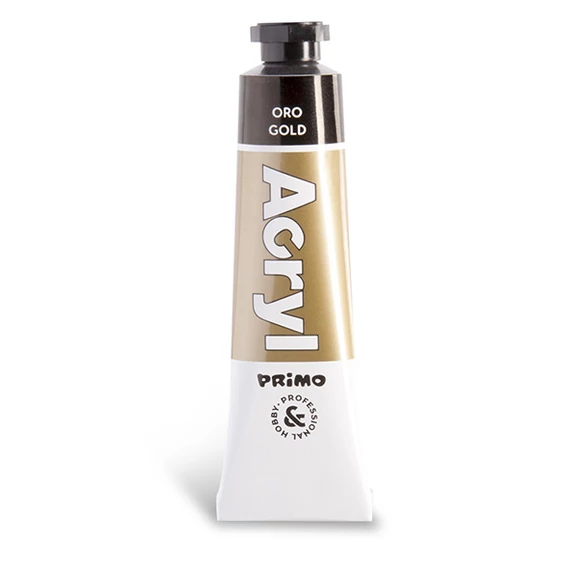 Akrilfesték PRIMO HOBBY & PROFESSIONAL tubusos 18 ml 405R920 arany