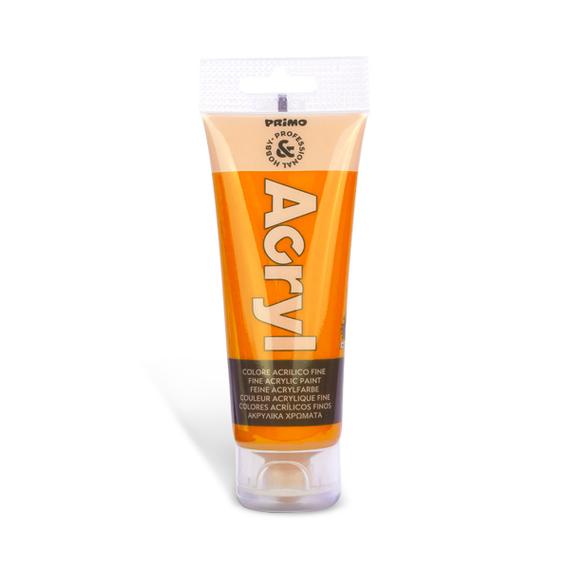 Akrilfesték PRIMO HOBBY & PROFESSIONAL tubusos 75 ml 420TA75250 narancssárga