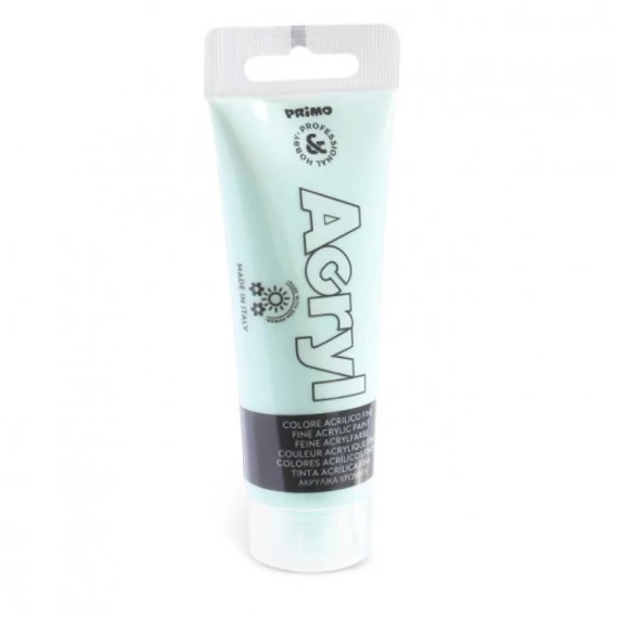 Akrilfesték PRIMO HOBBY & PROFESSIONAL tubusos 75 ml 420TA75611 pasztell mentazöld