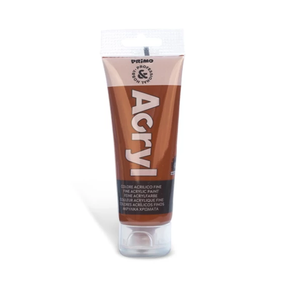 Akrilfesték PRIMO HOBBY & PROFESSIONAL tubusos 75 ml 420TA75730 barna