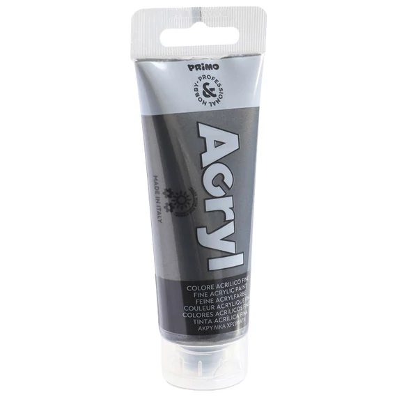 Akrilfesték PRIMO HOBBY & PROFESSIONAL tubusos 75 ml 420TAM75800 metalic antracit