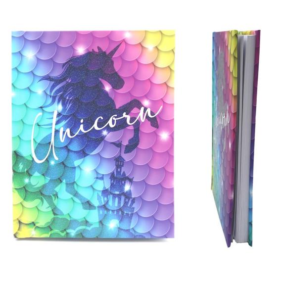 Emlékkönyv lakattal TREND  14x18cm 80lapos Unicorn