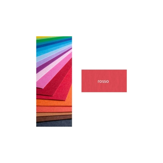 Dekor karton ColorDekor 50x70 cm 200 gr, "rosso" piros 25ív/csom