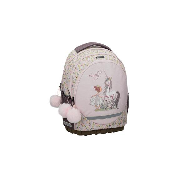 Hátizsák ergonómikus STREET 530844 glitteres 31x15,5x43 cm Lovely Tale