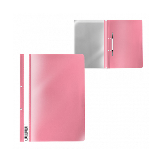 Gyorsfűző lefűzhető A/4 ErichKrause Fizzy Pastel 20db pink 53663