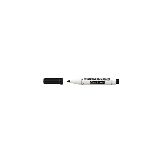 Táblamarker CENTROPEN 8559 kerek végű, 2,5 mm, fekete