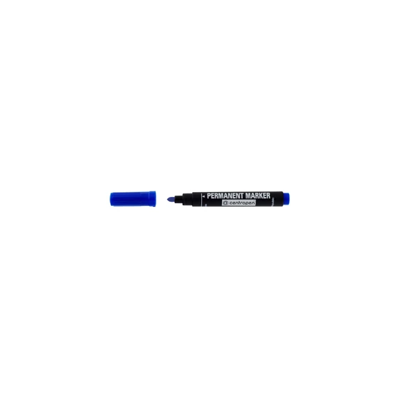 Permanent marker CENTROPEN 8566 kerek végű, 2,5mm, kék