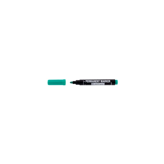 Permanent marker CENTROPEN 8566 kerek végű, 2,5mm, zöld
