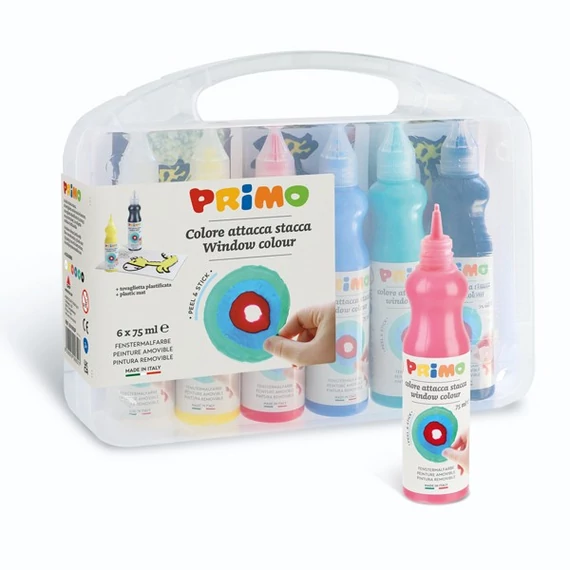 Ablakfesték PRIMO 651W6SP készlet 6 x 75ml