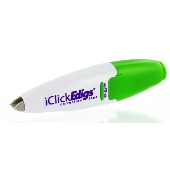 Hibajavító roller EDIGS  iClick, nyomógombos 6mx5mm, cserélhető betétes, bliszteres NEW DESIGN