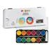 Kép 1/6 - Vízfesték PRIMO 133A12MGM 12x Ø 30 mm (nagygombos) + ecset + fehér tempera