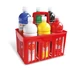 Kép 1/6 - Tempera PRIMO 6x1000ml, műanyag tartóban (fehér, sárga, piros, kék, zöld, fekete)