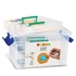 Kép 2/6 - Ecset készlet PRIMO 243PTQ192 póniszőr, 192db laposecset+aquarell ecset tároló dobozban