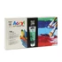 Kép 2/6 - Akrilfesték PRIMO HOBBY & PROFESSIONAL 4201BOX3 8x75ml+ 1db festővászon 18x24cm+5db ecset készletben